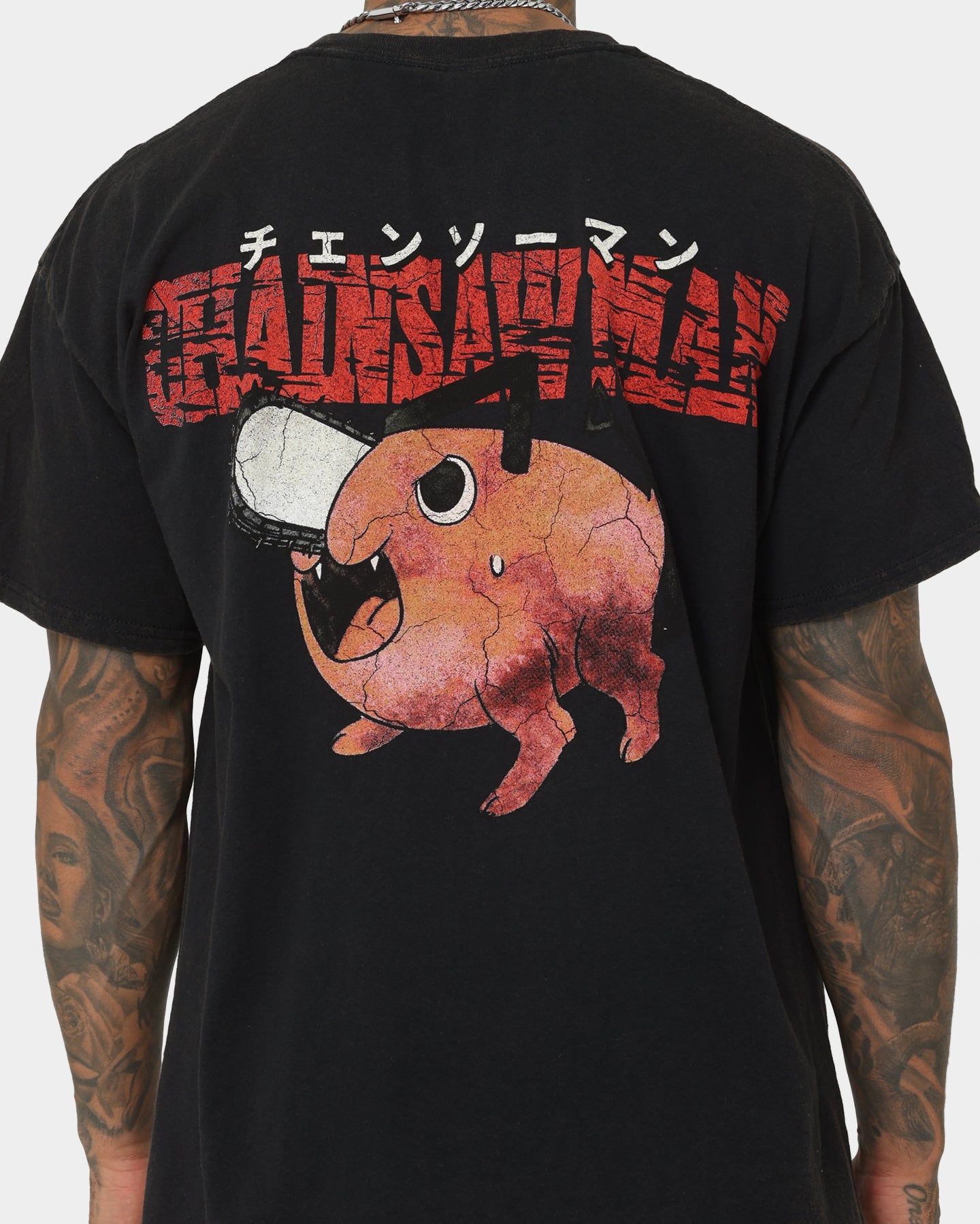 Goat Crew Denji Vintage T-Shirt Washed Black sold by Culture Kings product image thumbnail 5
