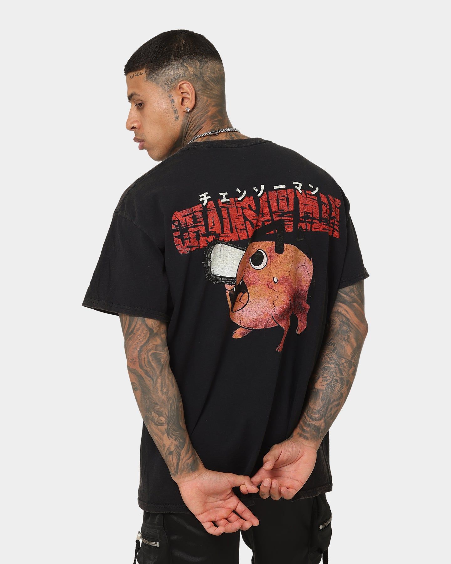 Goat Crew Denji Vintage T-Shirt Washed Black sold by Culture Kings product image thumbnail 2