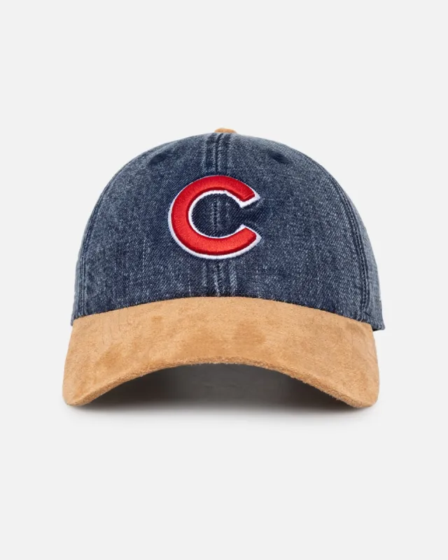 New Era Chicago Cubs 'Denim Shades' Casual Classic Strapback Denim/Wheat sold by Culture Kings
