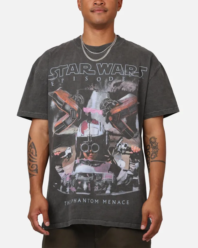Star Wars Episode I '99 Heavyweight Vintage T-Shirt Black Wash sold by Culture Kings