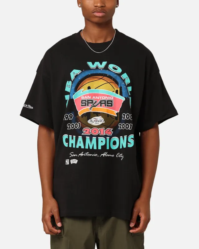 Mitchell & Ness San Antonio Spurs 'Spurs 2014 Champs' 2014 World Champs T-Shirt Black sold by Culture Kings