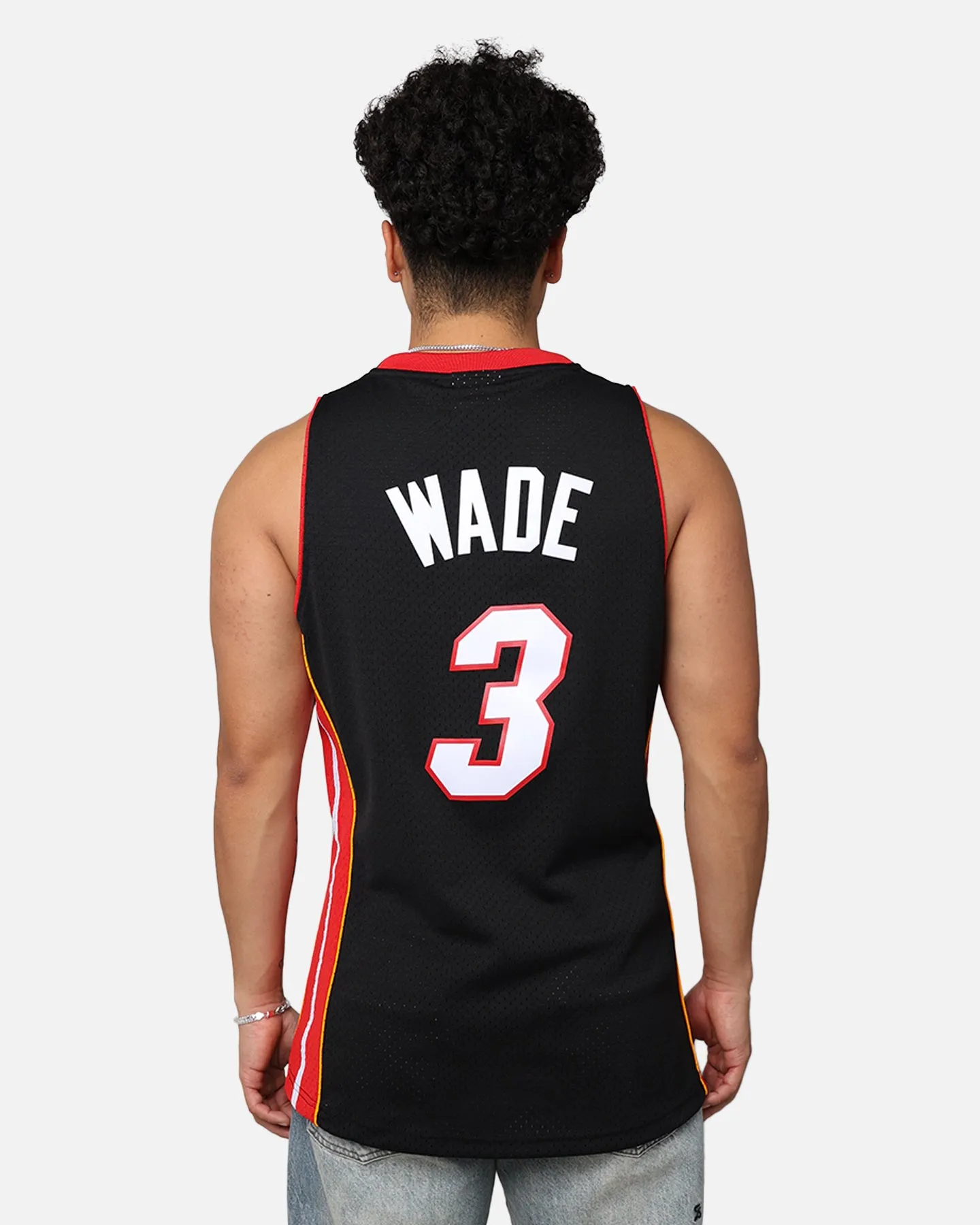 Mitchell & Ness Miami Heat Dwyane Wade '08-09 'Latin Nights Collection' Swingman Jersey Black sold by Culture Kings product image thumbnail 5