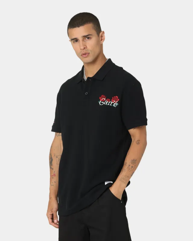 Carre Volle Rose Short Sleeve Polo Black sold by Culture Kings