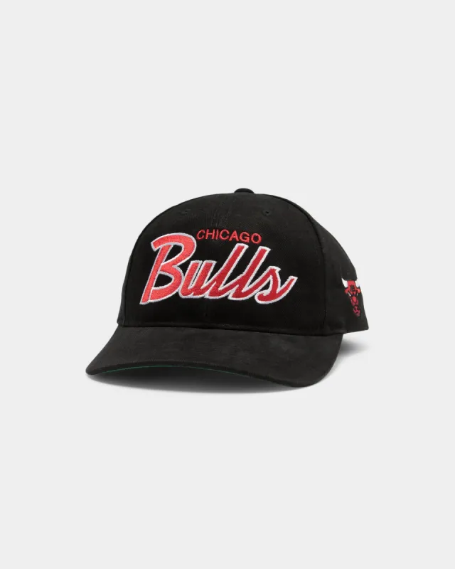Mitchell & Ness Chicago Bulls Team Script Deadstock Snapback Black sold by Culture Kings