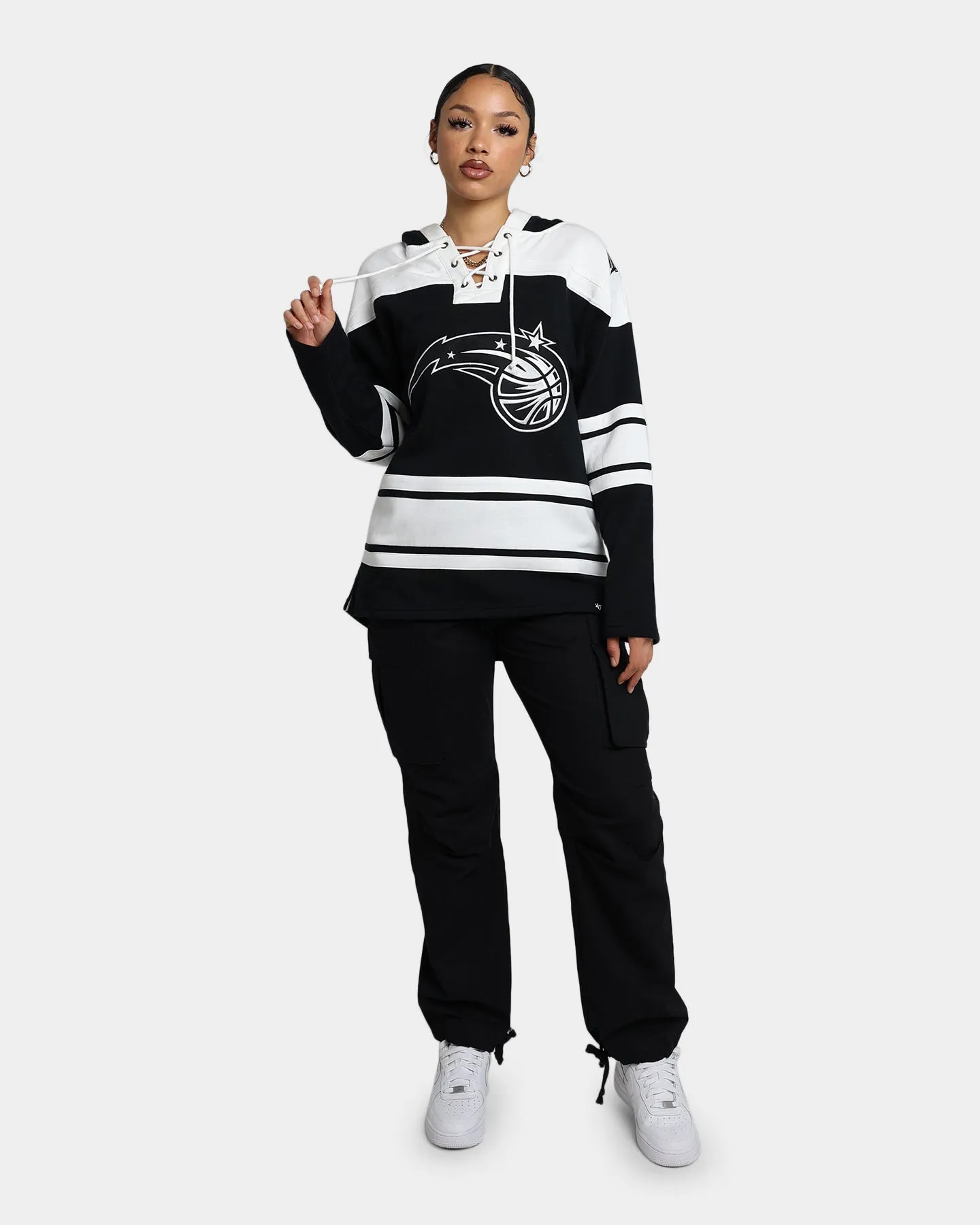 47 Brand Orlando Magic Superior Lacer Hoodie Jet Black sold by Culture Kings product image thumbnail 2