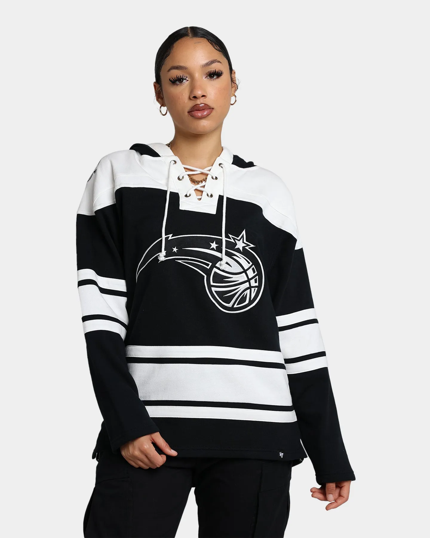 47 Brand Orlando Magic Superior Lacer Hoodie Jet Black sold by Culture Kings