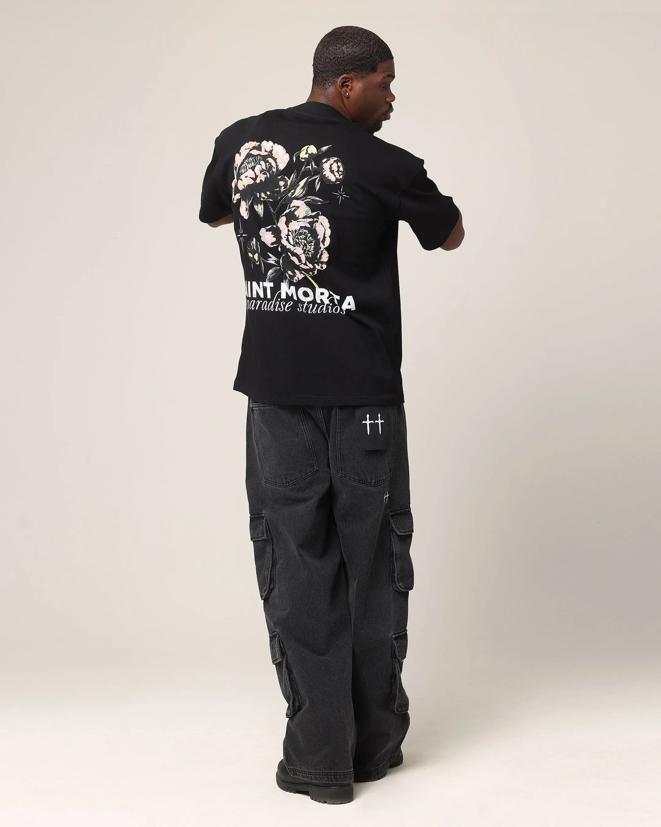 Saint Morta Wildflower T-Shirt Black sold by Culture Kings product image thumbnail 4