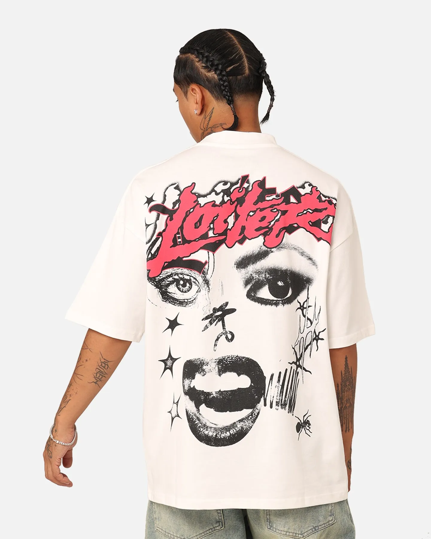 Loiter Sketchbook Oversized T-Shirt Off White sold by Culture Kings