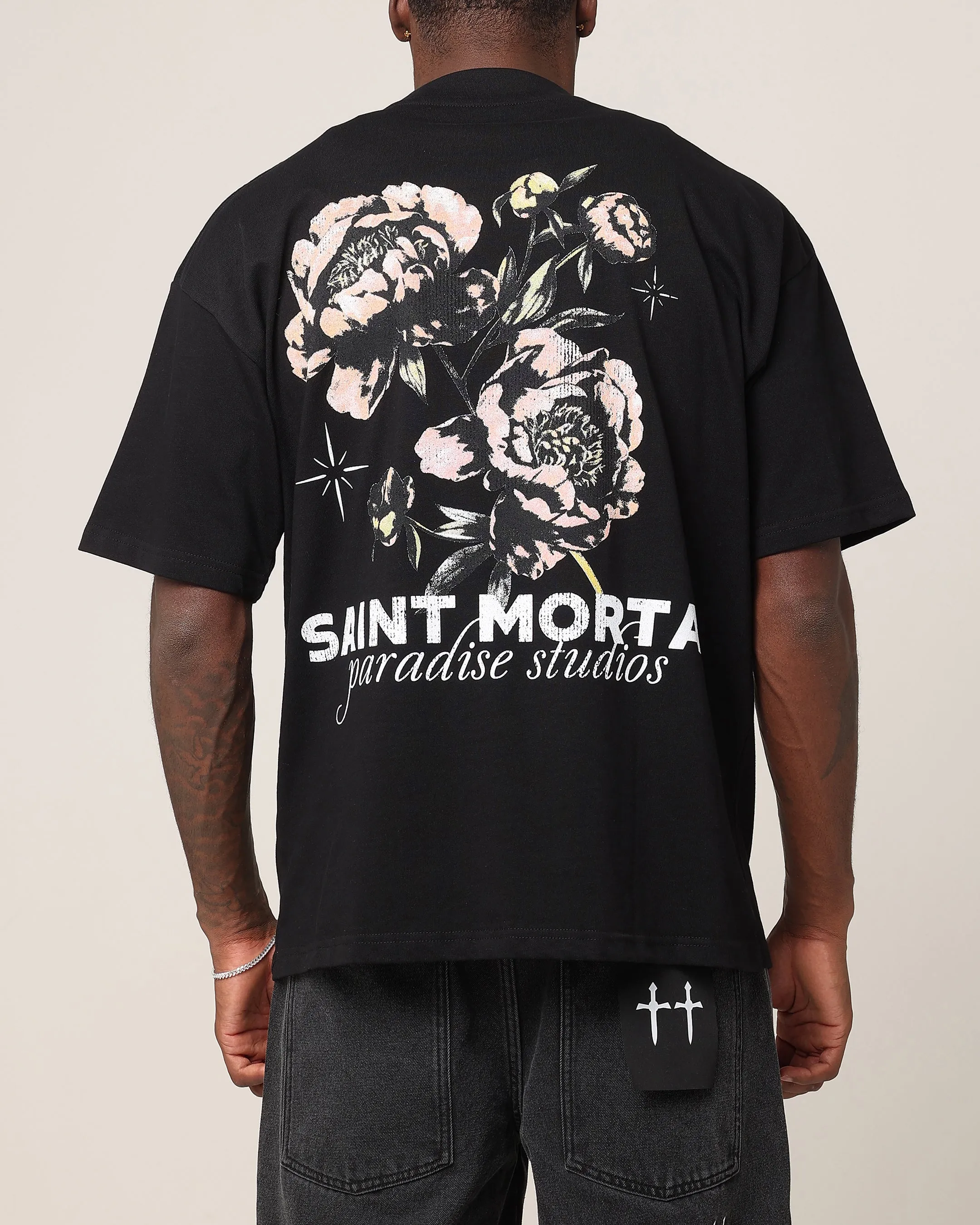 Saint Morta Wildflower T-Shirt Black sold by Culture Kings