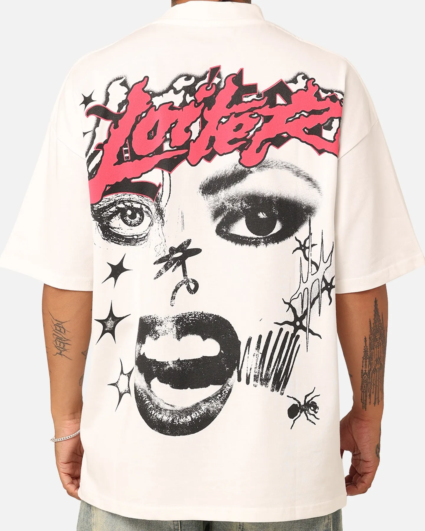 Loiter Sketchbook Oversized T-Shirt Off White sold by Culture Kings product image thumbnail 5