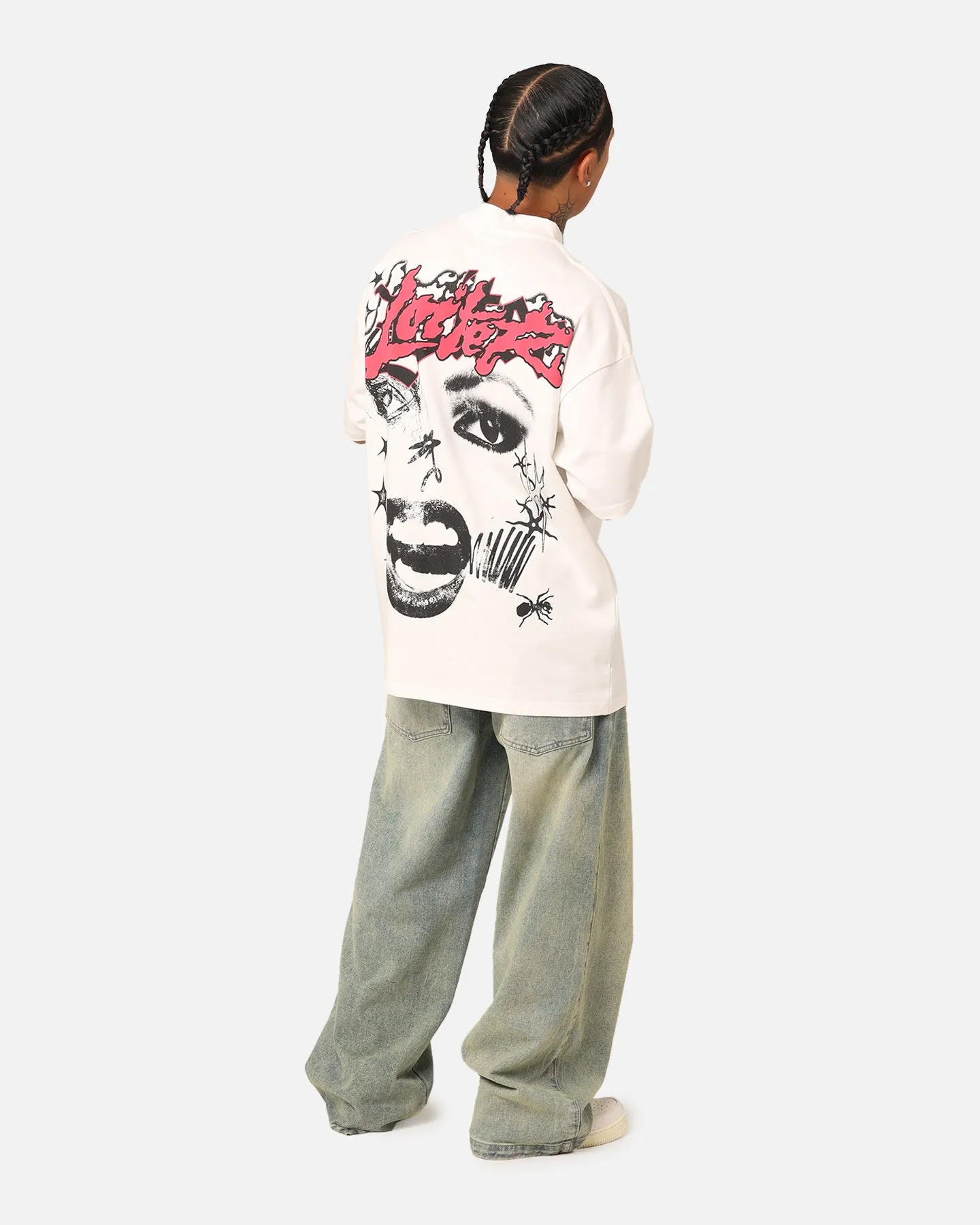 Loiter Sketchbook Oversized T-Shirt Off White sold by Culture Kings product image thumbnail 3