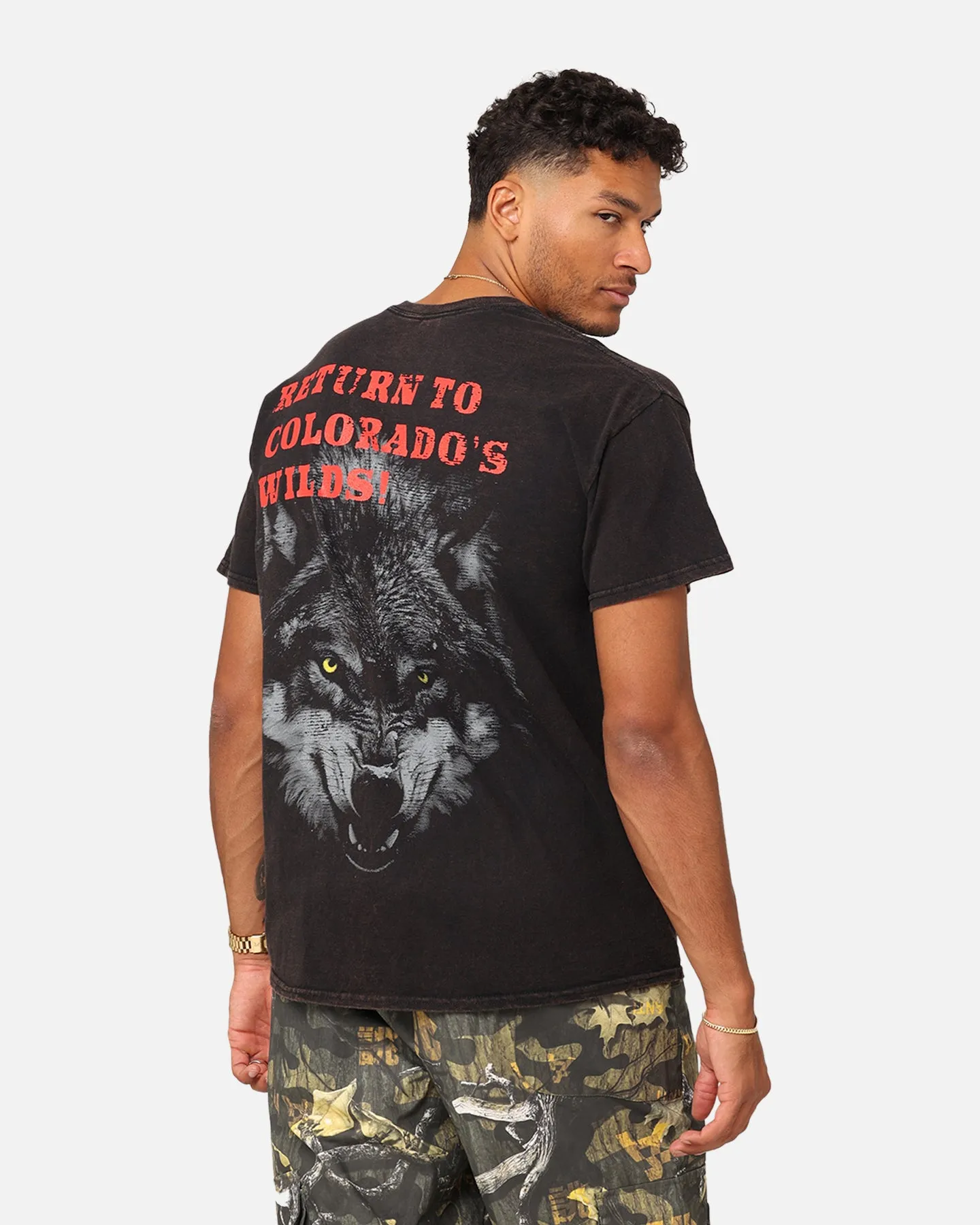 American Thrift Colorado Wolf Vintage T-Shirt Black Wash sold by Culture Kings product image thumbnail 2