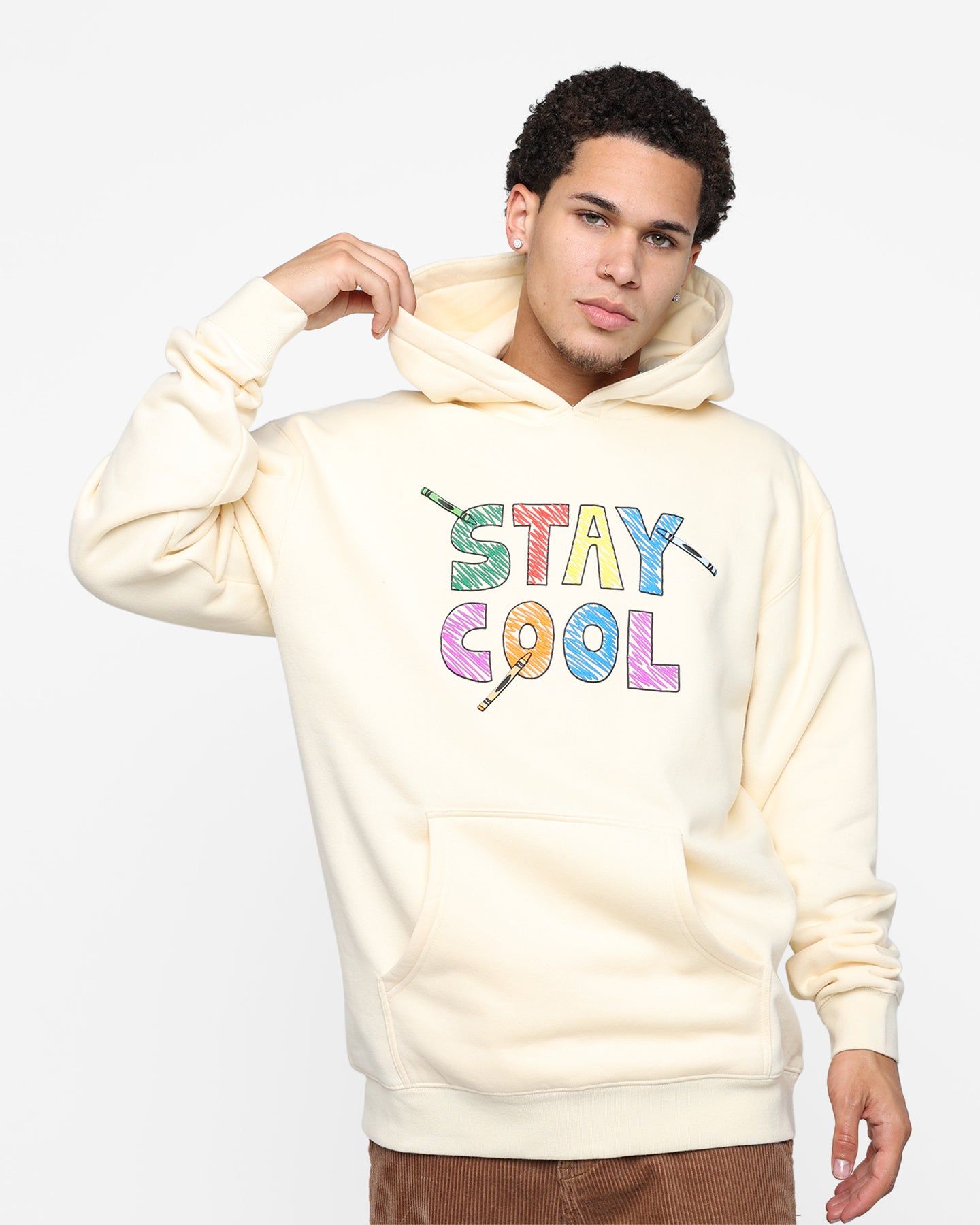 STAYCOOLNYC Crayon Hoodie Cream sold by Culture Kings