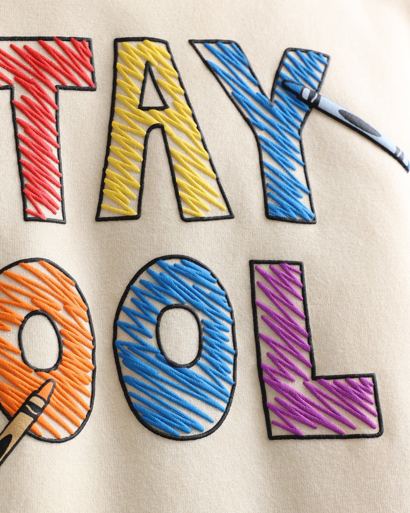 STAYCOOLNYC Crayon Hoodie Cream sold by Culture Kings product image thumbnail 7