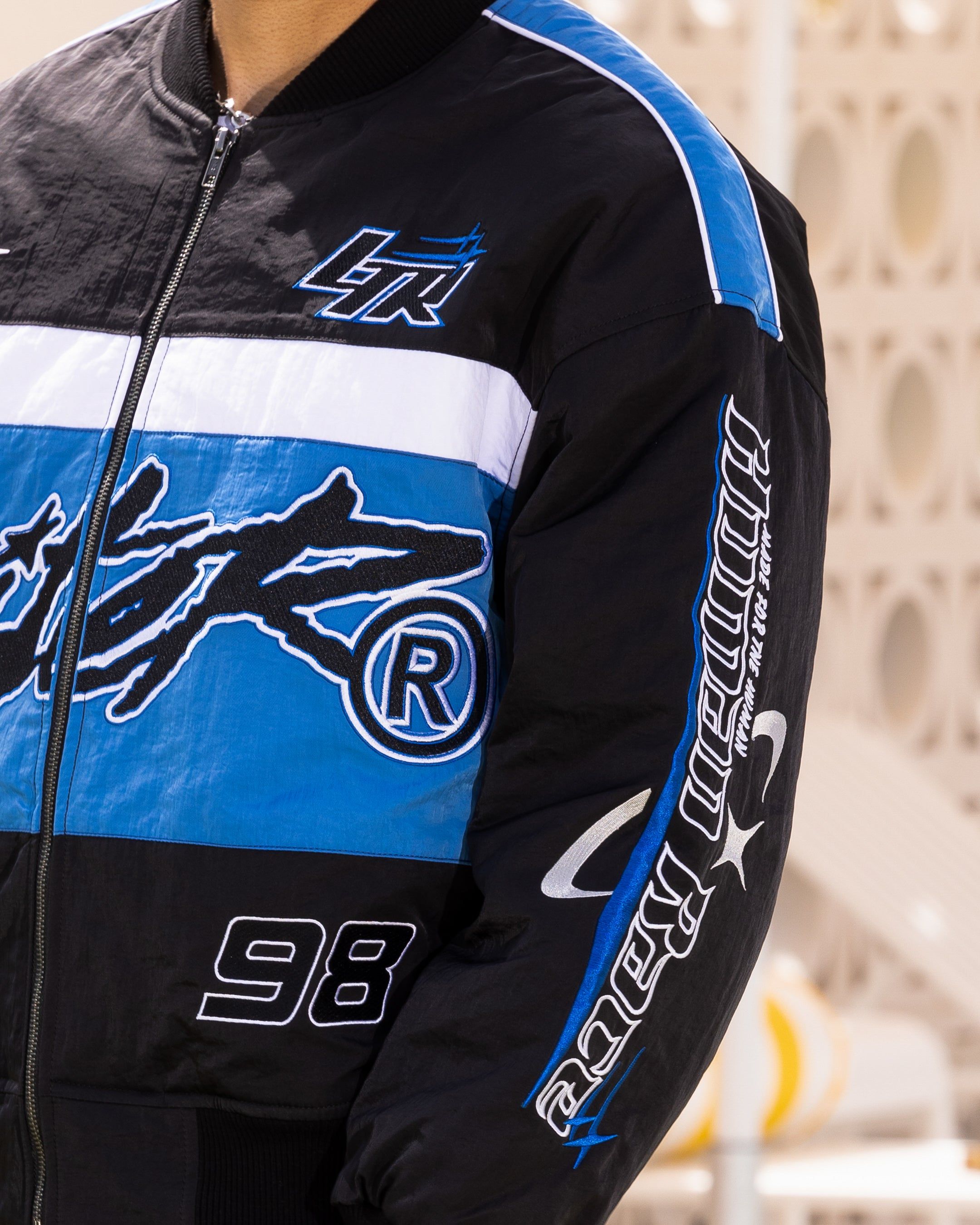Loiter Racer Motor Jacket Black/Blue sold by Culture Kings product image thumbnail 10