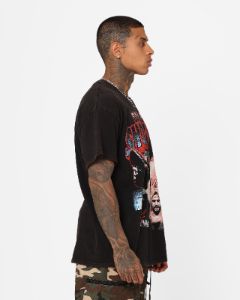 Goat Crew Tai Tuivasa Vintage T-Shirt Black Wash sold by Culture Kings