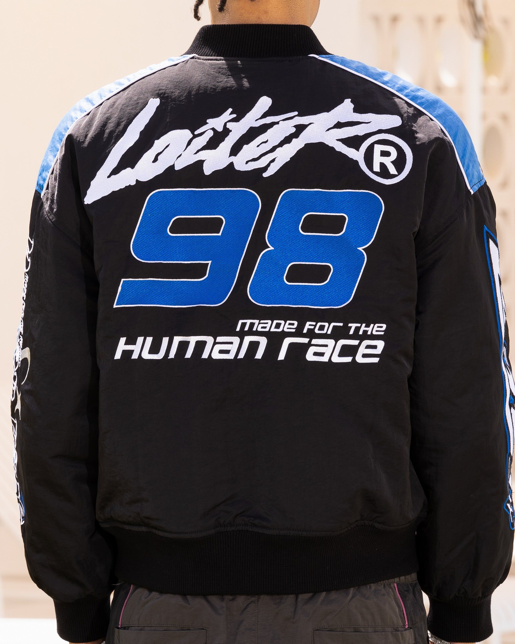 Loiter Racer Motor Jacket Black/Blue sold by Culture Kings product image thumbnail 5