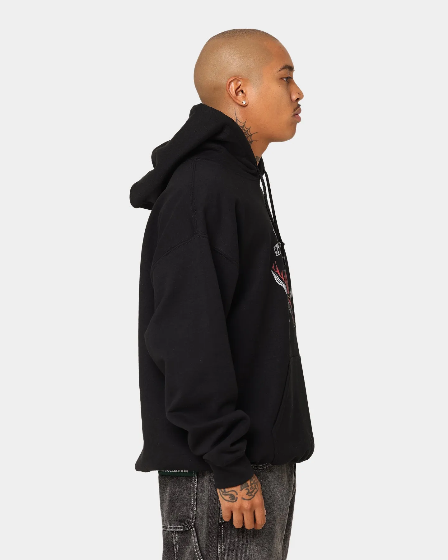 Goat Crew Goat Crew X Stranger Things Hellfire Hoodie Black sold by Culture Kings product image thumbnail 5