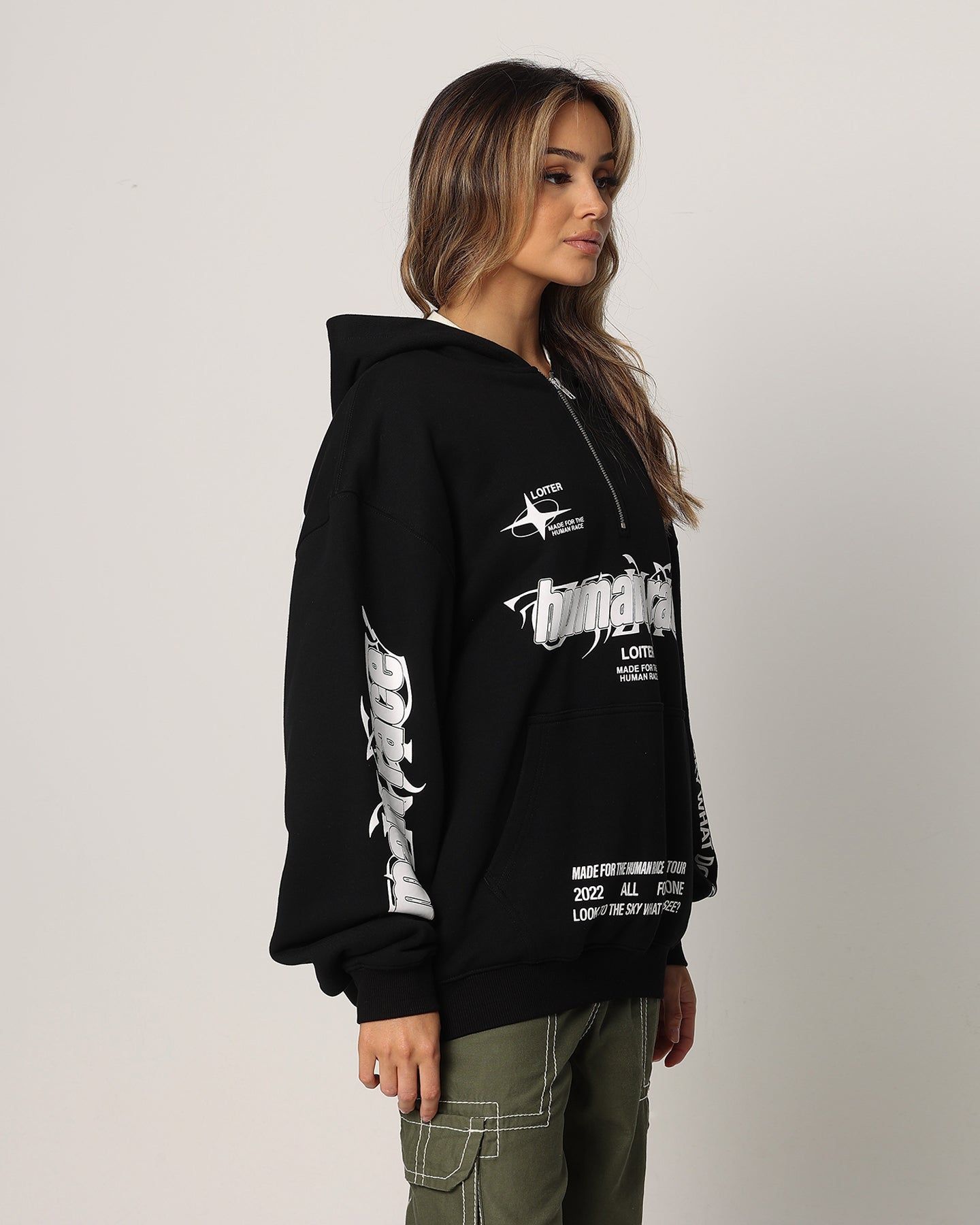 Loiter Rave Zip Hoodie Black sold by Culture Kings product image thumbnail 10