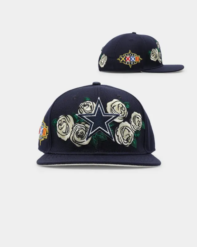 Pro Standard Dallas Cowboys Roses Snapback Navy sold by Culture Kings