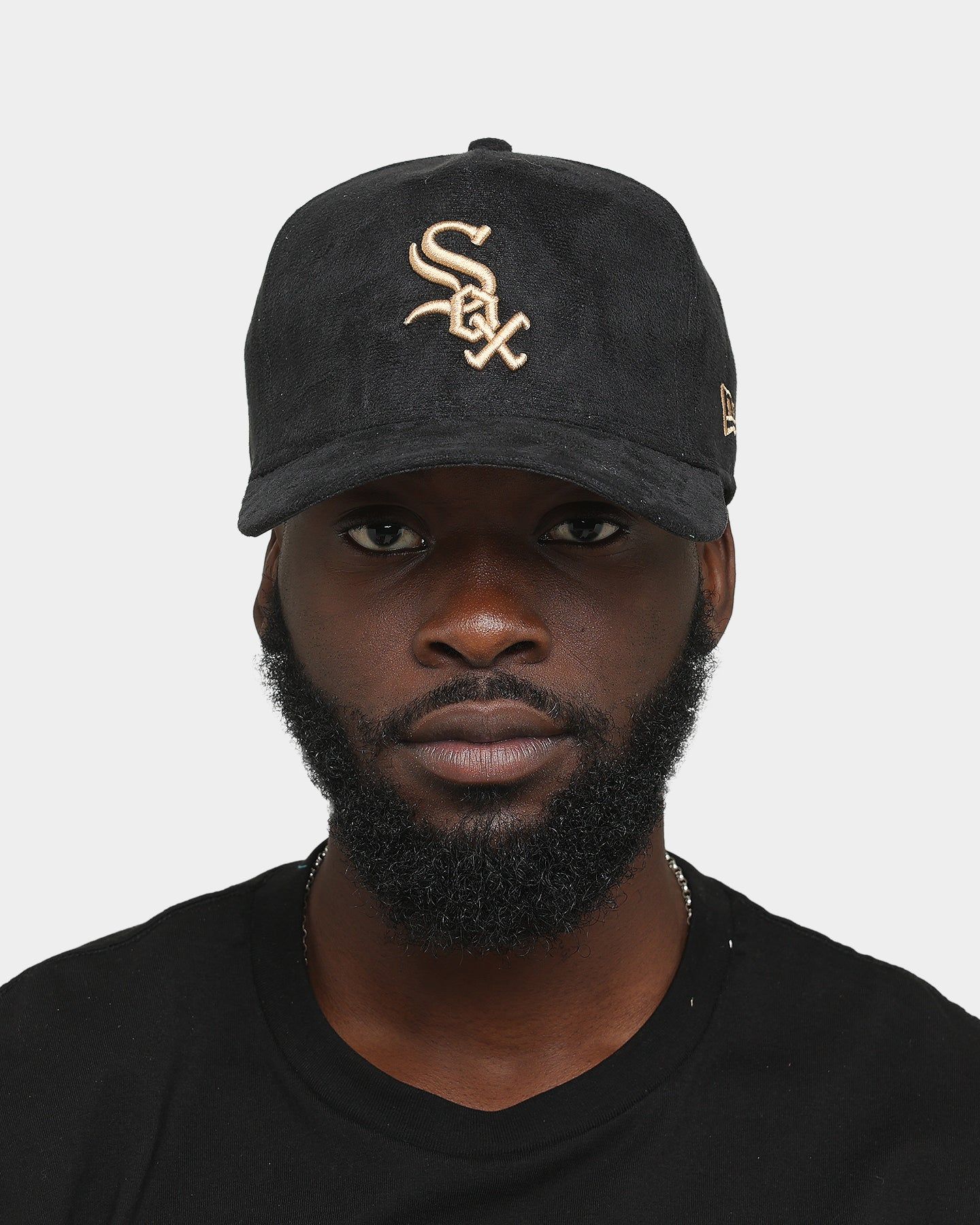 New Era Chicago White Sox 'Black/Tan Suede' 9FORTY K-Frame Strapback sold by Culture Kings product image thumbnail 3