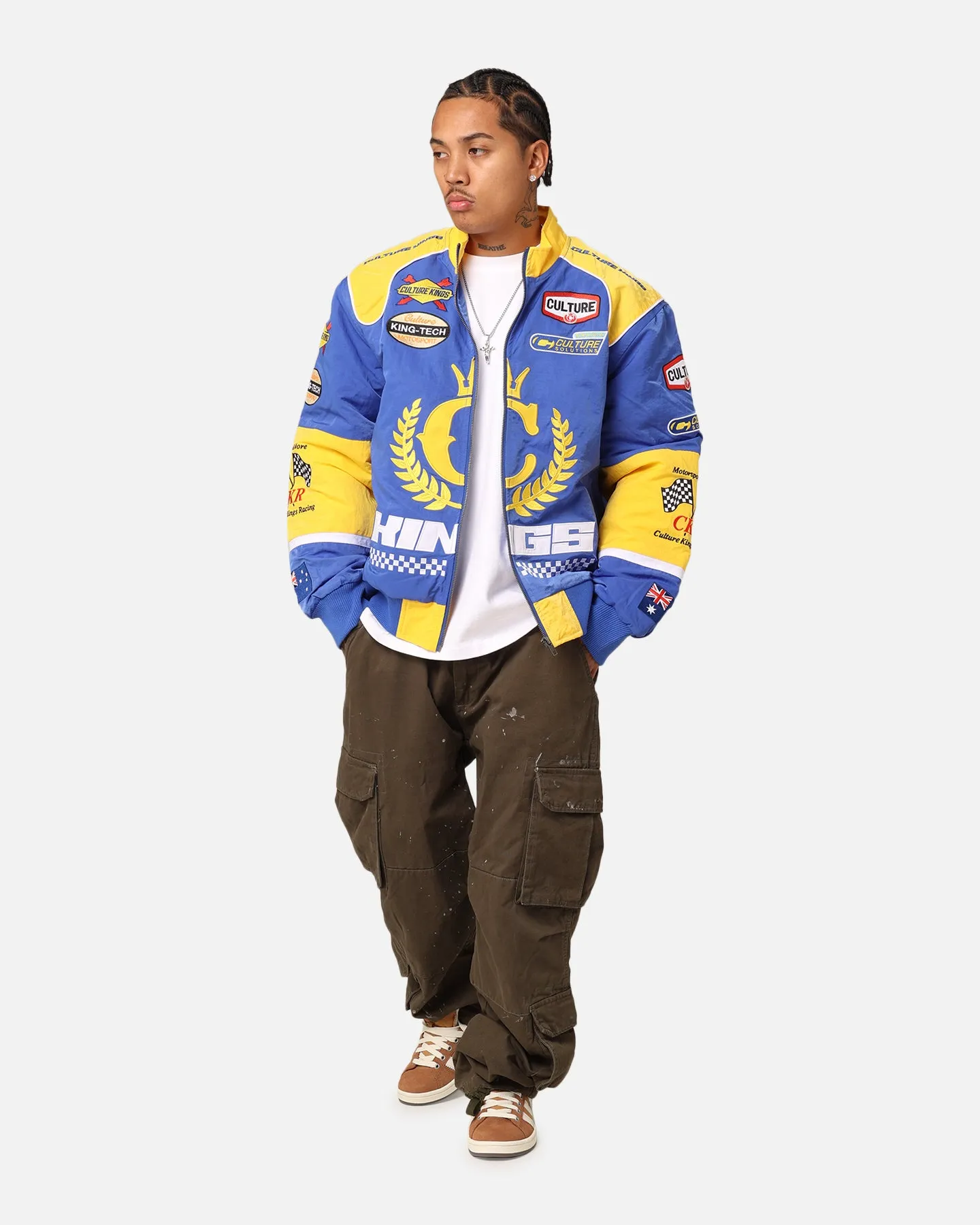 Culture Kings Melbourne Racing Jacket Blue/Yellow sold by Culture Kings product image thumbnail 5