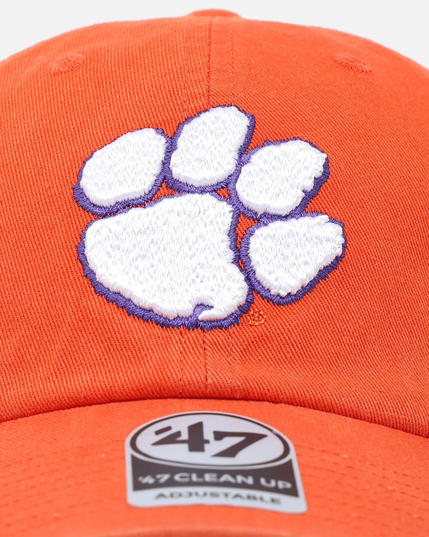 47 Brand Clemson Tigers 47 Clean Up Strapback Orange sold by Culture Kings product image thumbnail 5