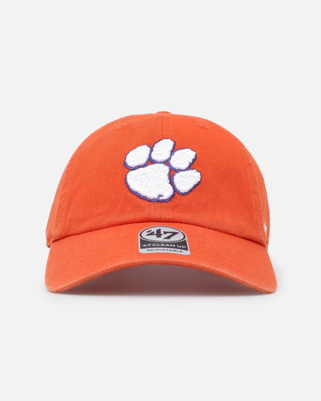 47 Brand Clemson Tigers 47 Clean Up Strapback Orange sold by Culture Kings