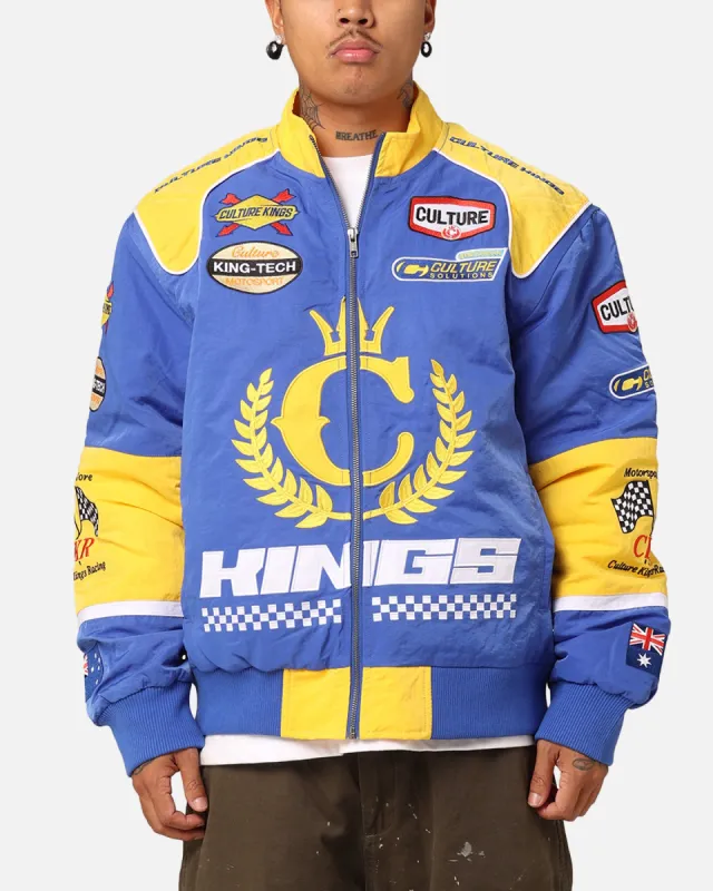 Culture Kings Melbourne Racing Jacket Blue/Yellow sold by Culture Kings