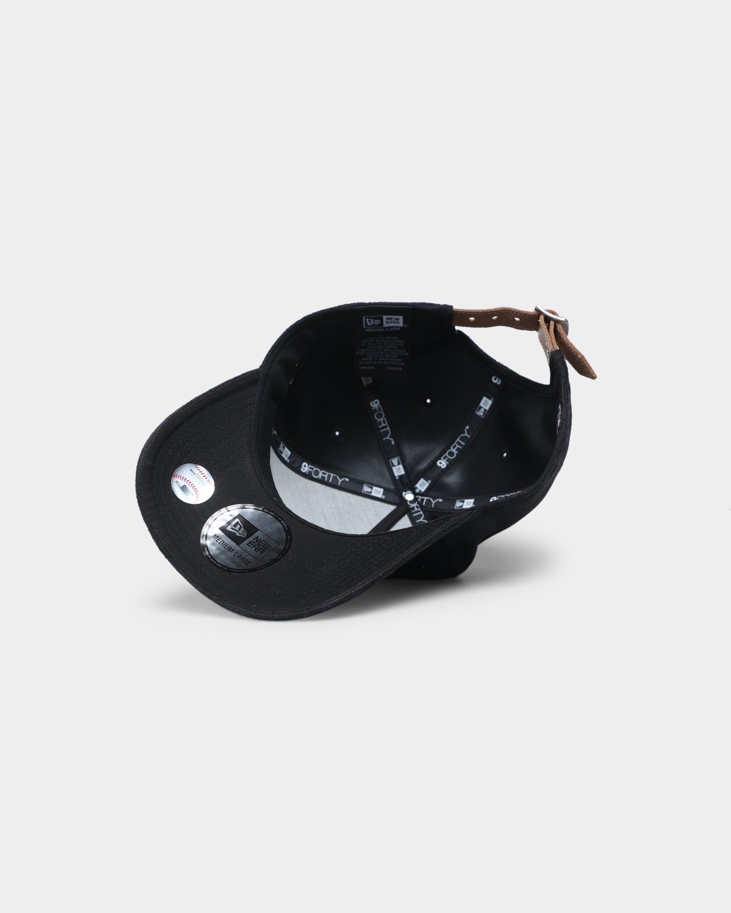 New Era Chicago White Sox 'Black/Tan Suede' 9FORTY K-Frame Strapback sold by Culture Kings