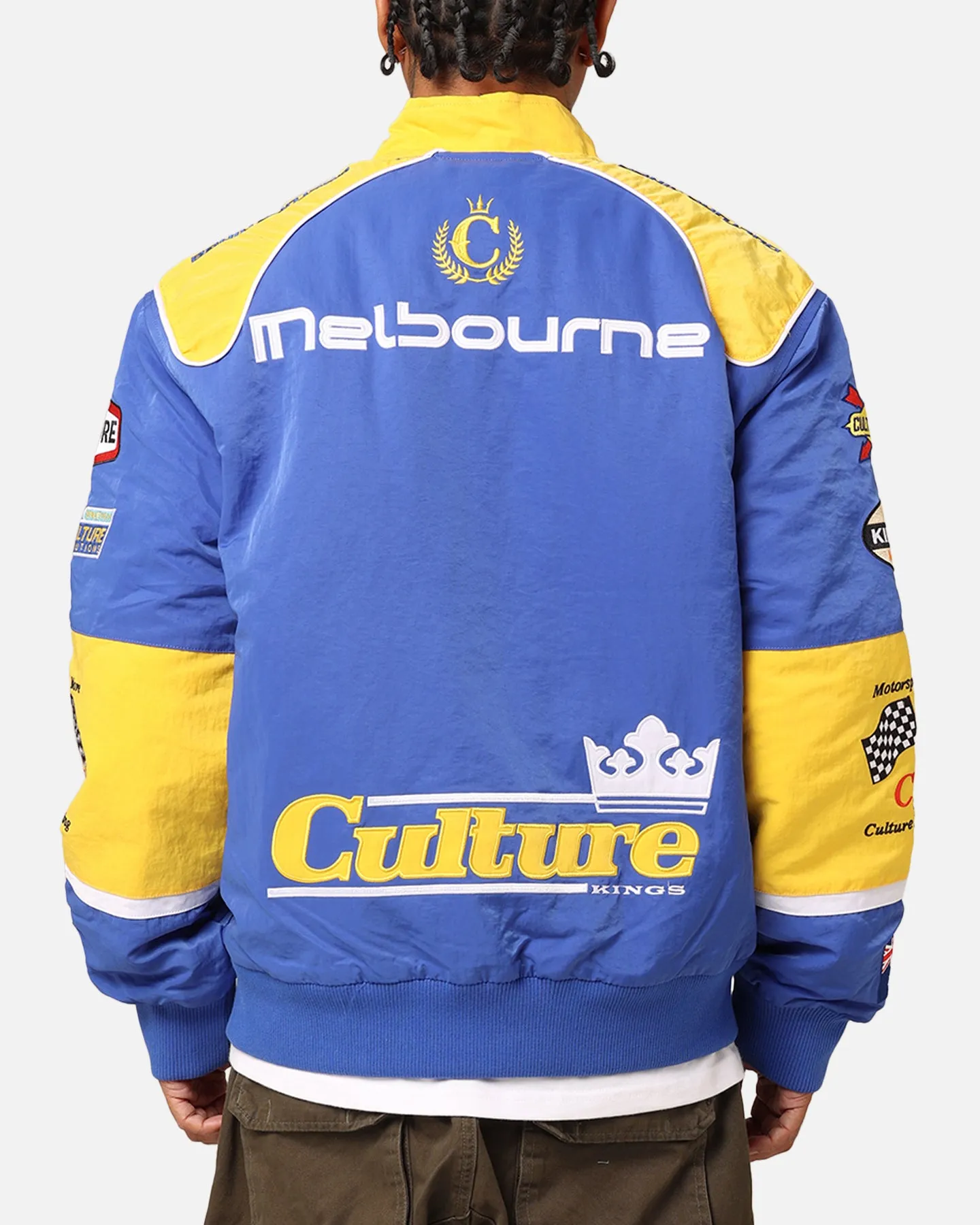 Culture Kings Melbourne Racing Jacket Blue/Yellow sold by Culture Kings product image thumbnail 3