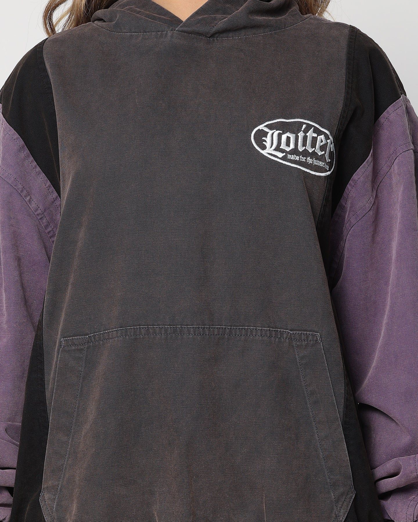 Loiter Splinter Hoodie Black/Purple sold by Culture Kings product image thumbnail 6