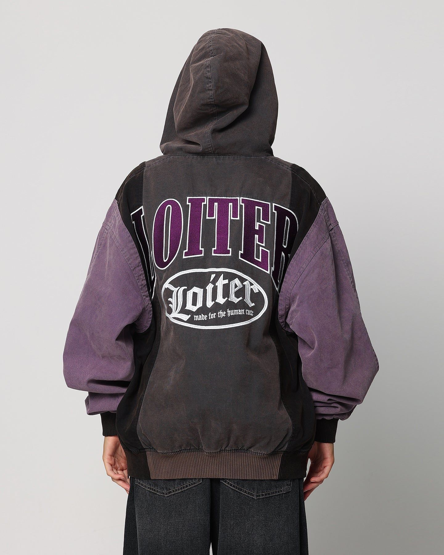 Loiter Splinter Hoodie Black/Purple sold by Culture Kings product image thumbnail 7