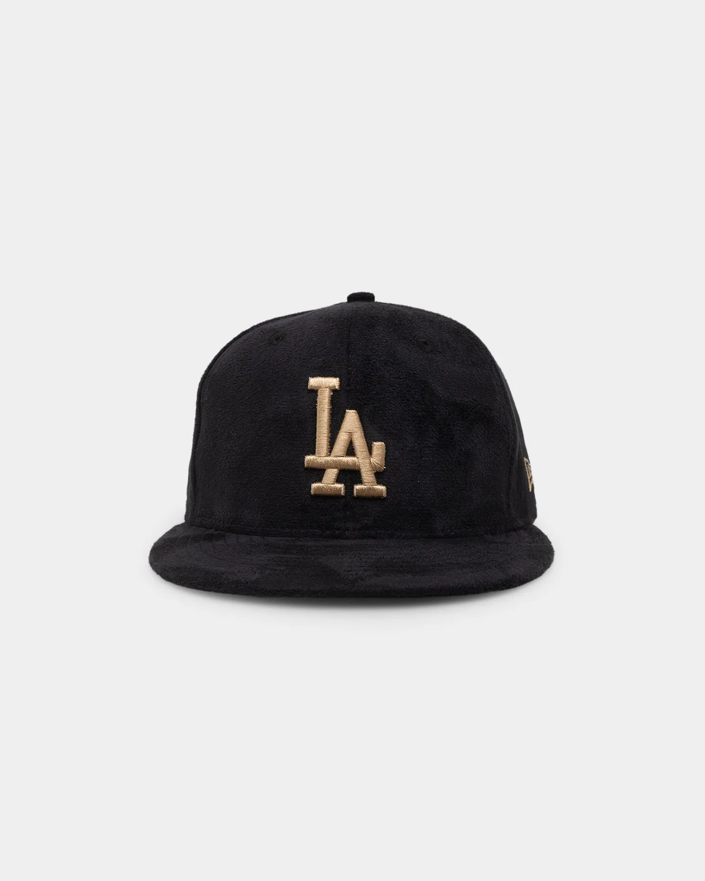 New Era Los Angeles Dodgers 'Black Tan Suede' 59FIFTY Fitted Black/Tan sold by Culture Kings