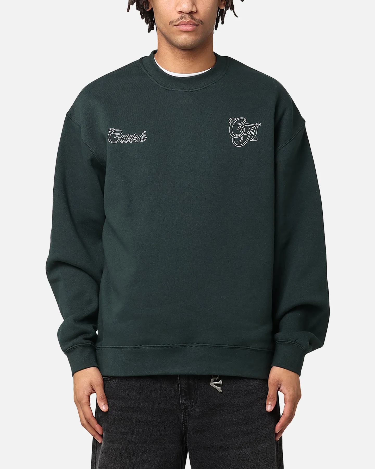 Carre C.A Monogram Crewneck Pine Green sold by Culture Kings product image thumbnail 2