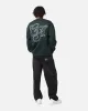 Carre C.A Monogram Crewneck Pine Green sold by Culture Kings