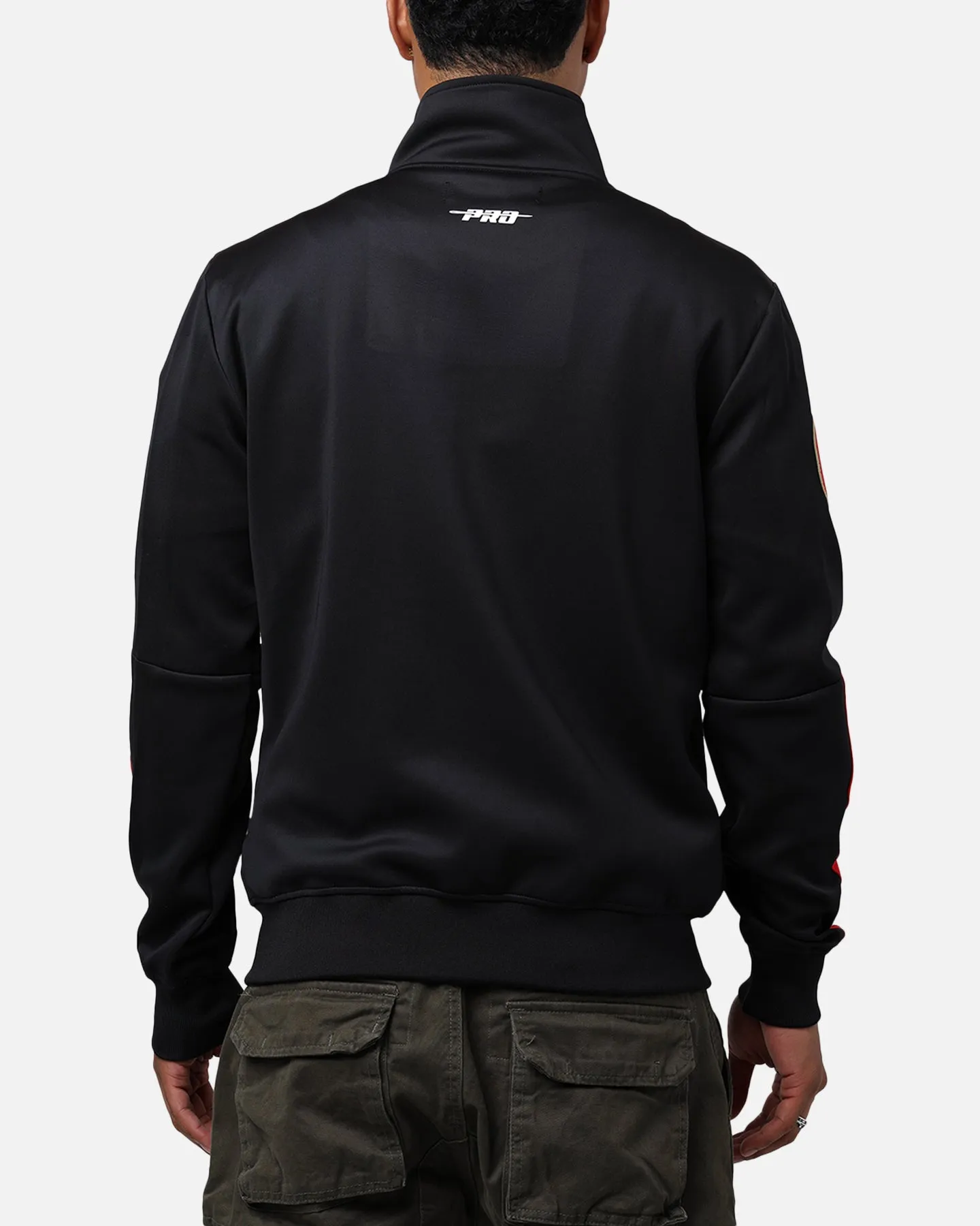 Pro Standard San Francisco 49ers Fast Lane Track Jacket Black/Red sold by Culture Kings product image thumbnail 2