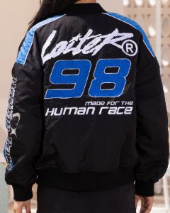 Loiter Racer Motor Jacket Black/Blue sold by Culture Kings