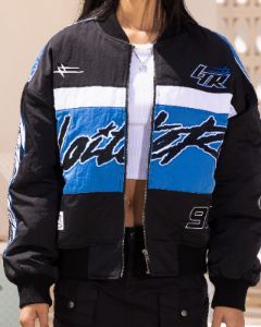 Loiter Racer Motor Jacket Black/Blue sold by Culture Kings