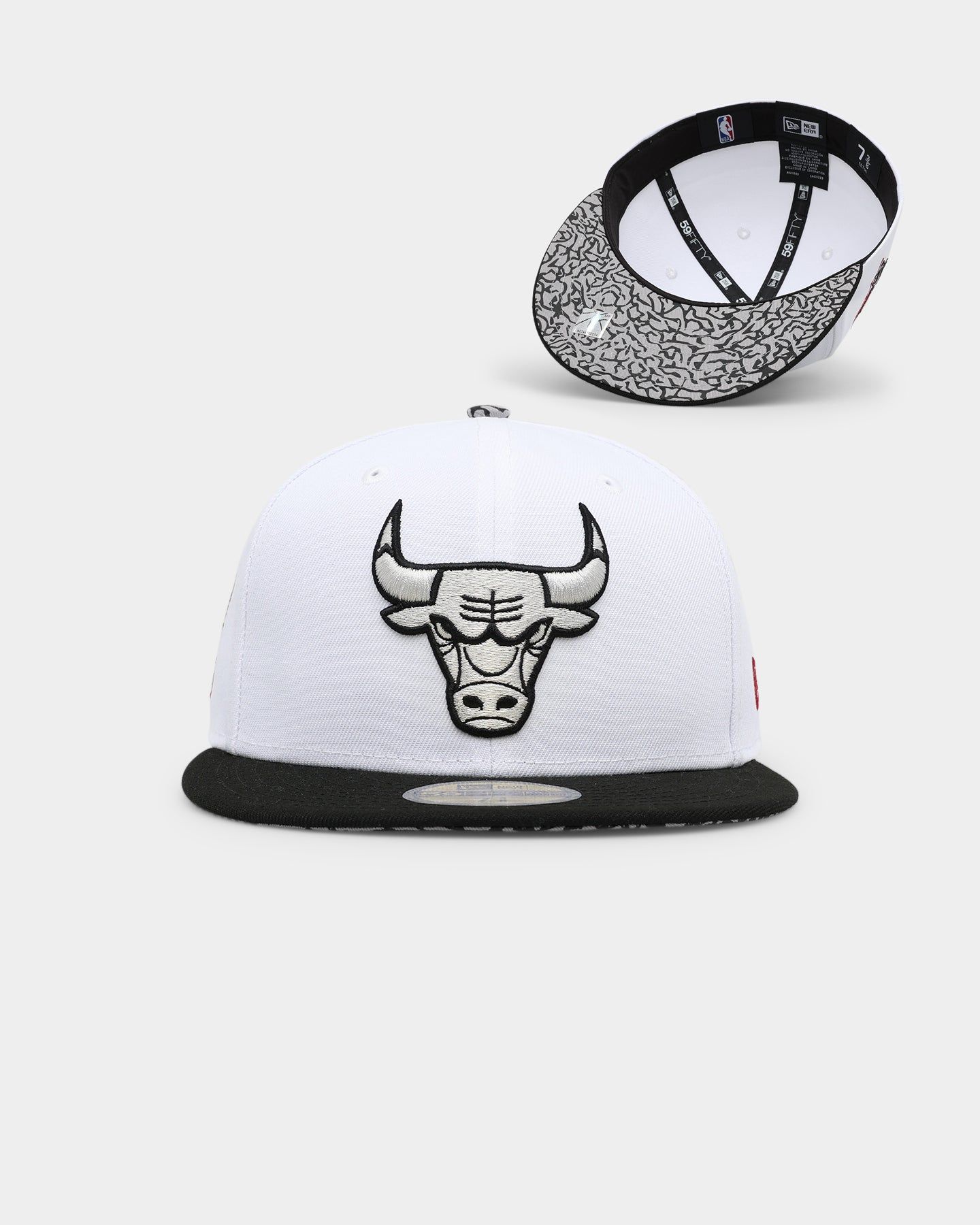 New Era Chicago Bulls 'Cement Grey' 59FIFTY Fitted White sold by Culture Kings