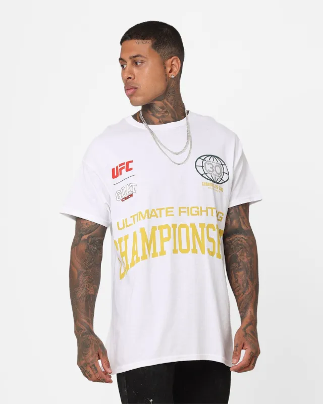 UFC By Goat Crew 30th Anniversary Vintage T-Shirt White sold by Culture Kings