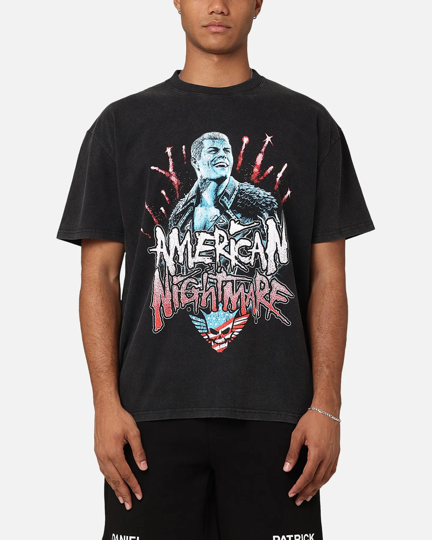 Culture Kings X WWE Cody Rhodes Heavy T-Shirt Vintage Black sold by Culture Kings