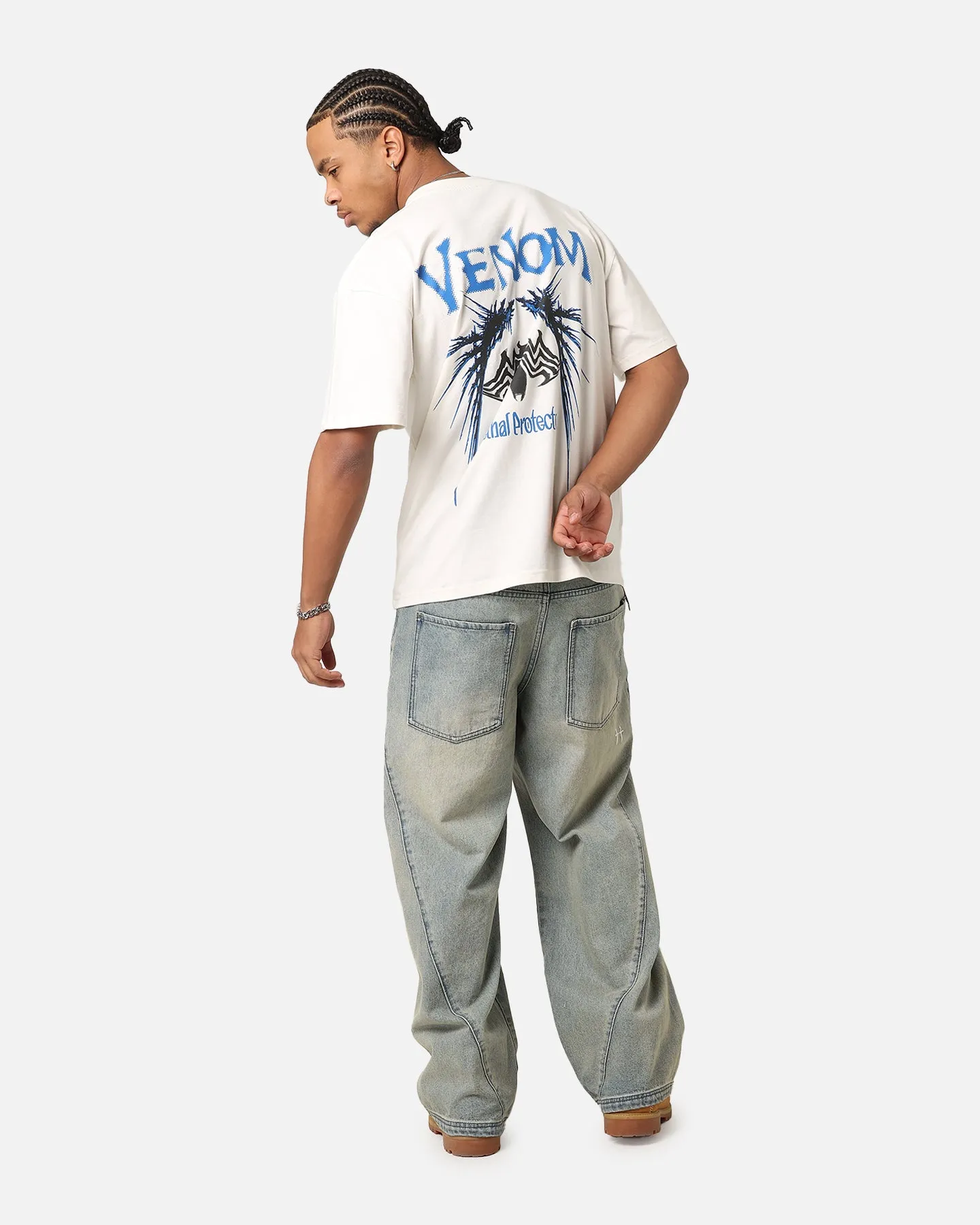 Goat Crew Marvel Spider-Man Y2K Venom T-Shirt Off White sold by Culture Kings product image thumbnail 3