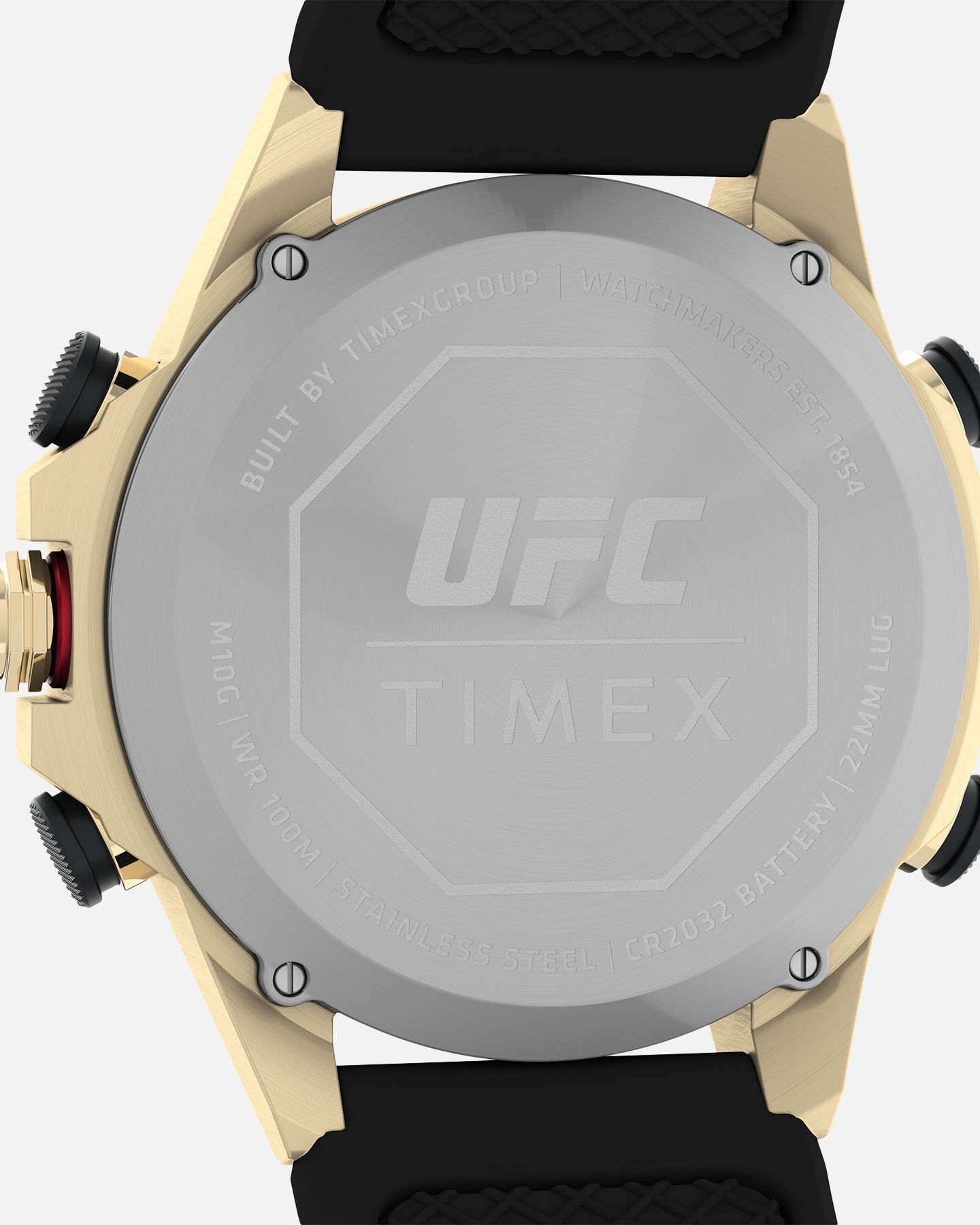 UFC X Timex Watches Kick Silicone Strap Digital Watch Black/Gold/Red sold by Culture Kings product image thumbnail 5