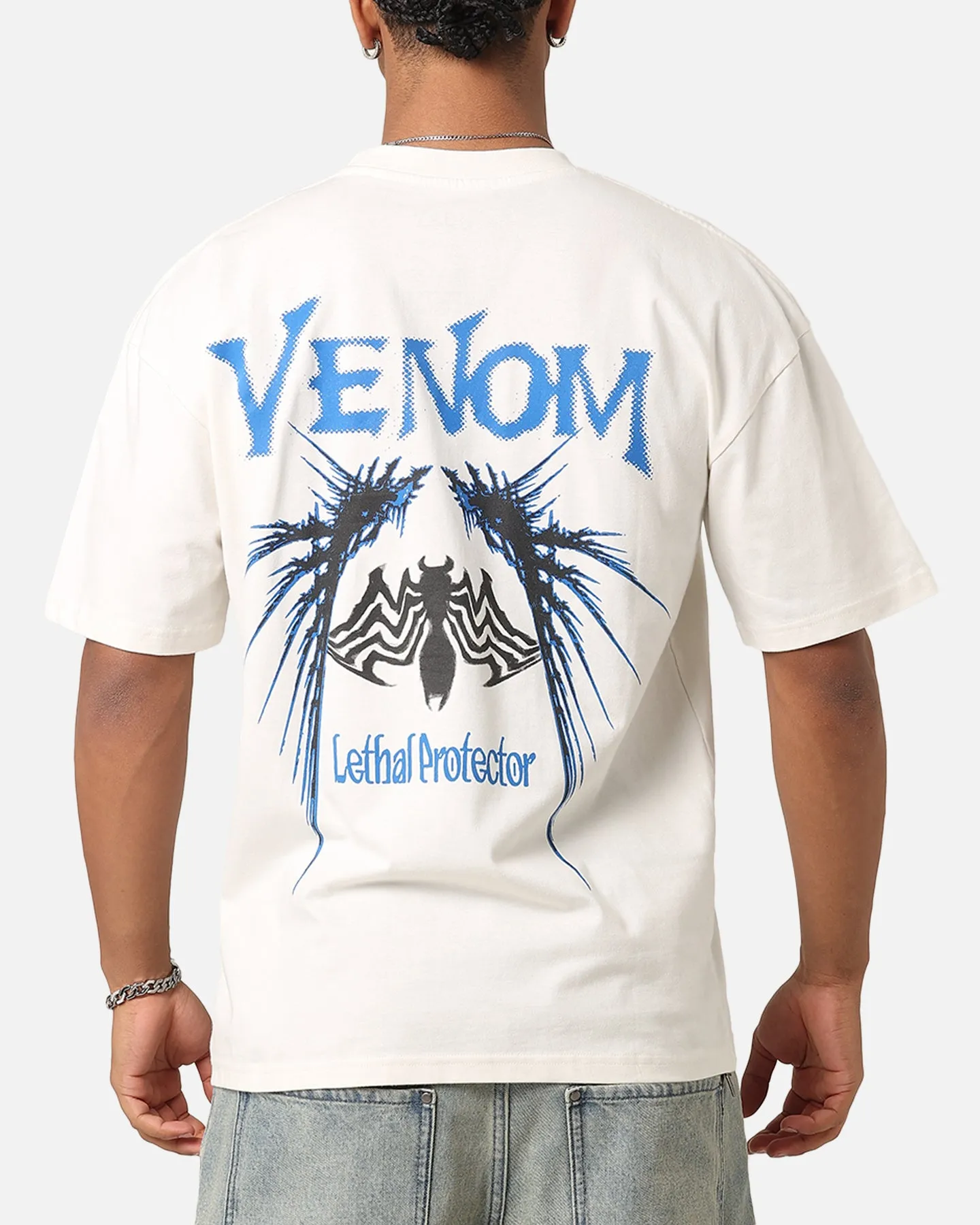 Goat Crew Marvel Spider-Man Y2K Venom T-Shirt Off White sold by Culture Kings