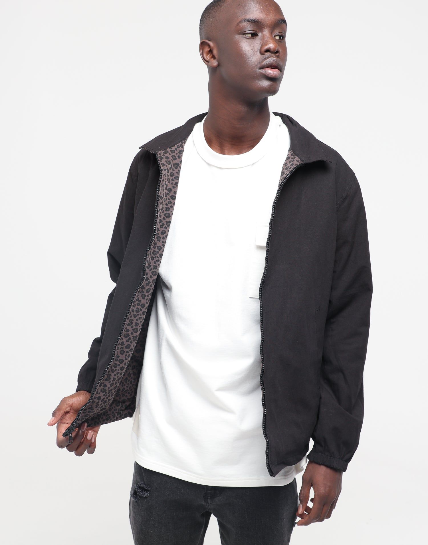 Thing Thing Washed Mach Jacket Leopard Grey sold by Culture Kings product image thumbnail 5