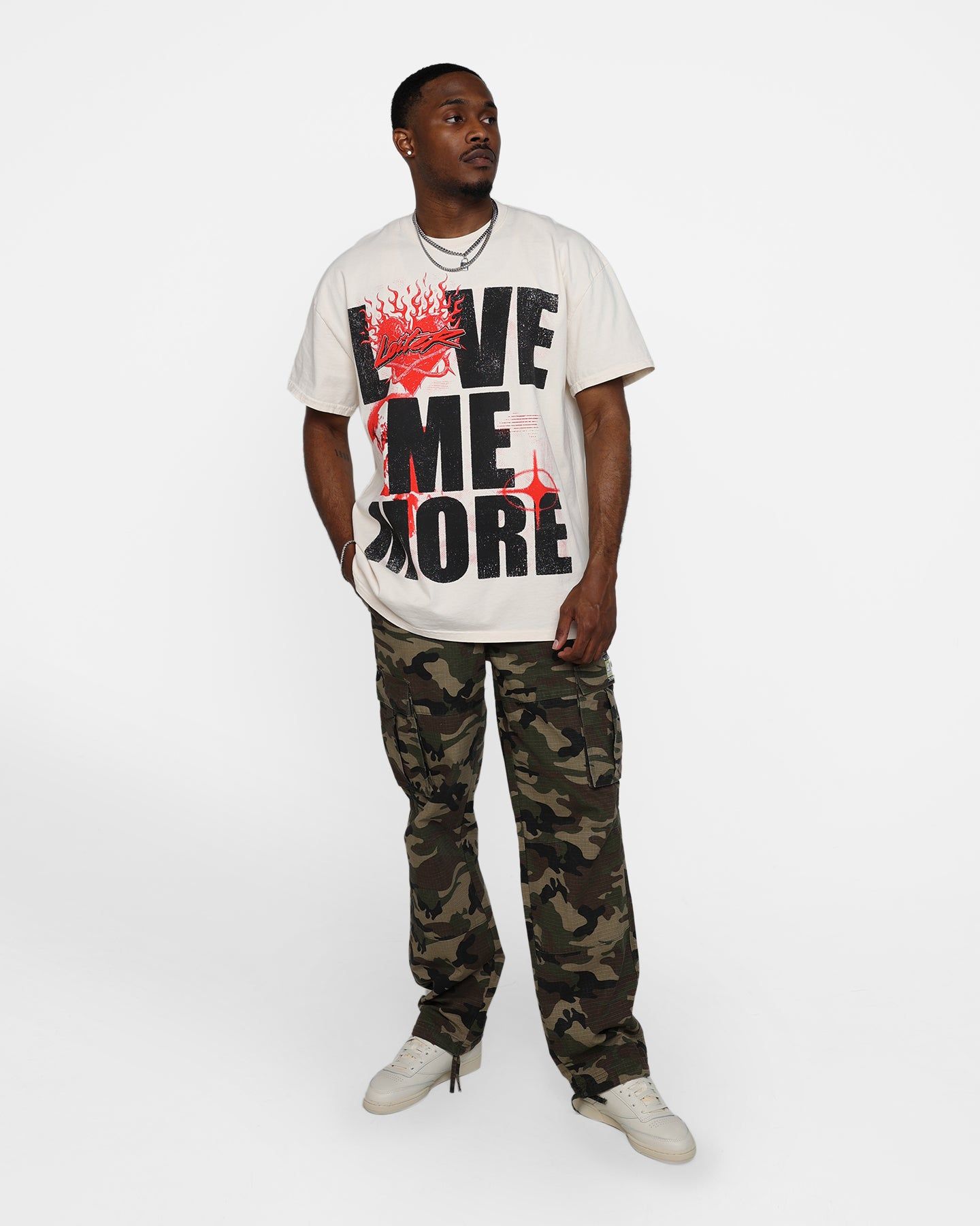 Loiter Love Me More Vintage T-Shirt Off White sold by Culture Kings product image thumbnail 3