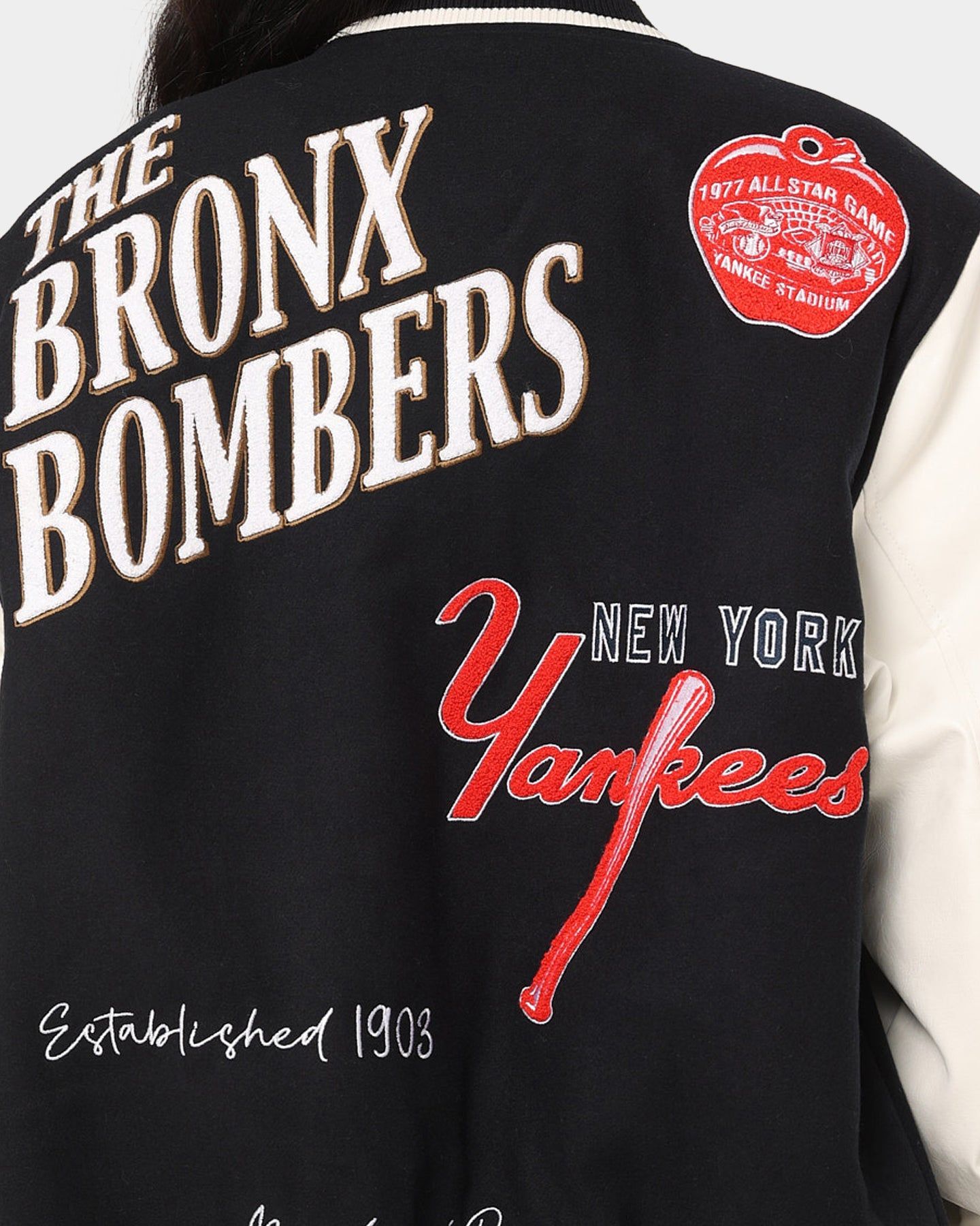 Majestic Athletic New York Yankees Multi Hit Varsity Jacket True Navy sold by Culture Kings product image thumbnail 5