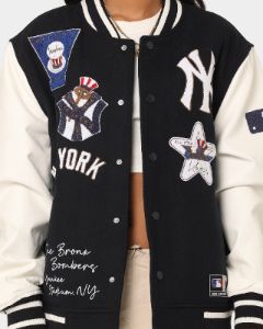 Majestic Athletic New York Yankees Multi Hit Varsity Jacket True Navy sold by Culture Kings