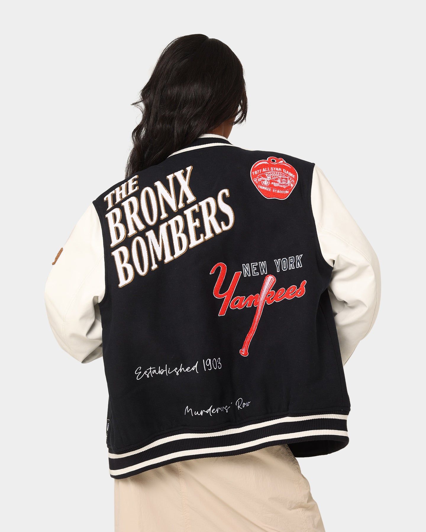 Majestic Athletic New York Yankees Multi Hit Varsity Jacket True Navy sold by Culture Kings product image thumbnail 2